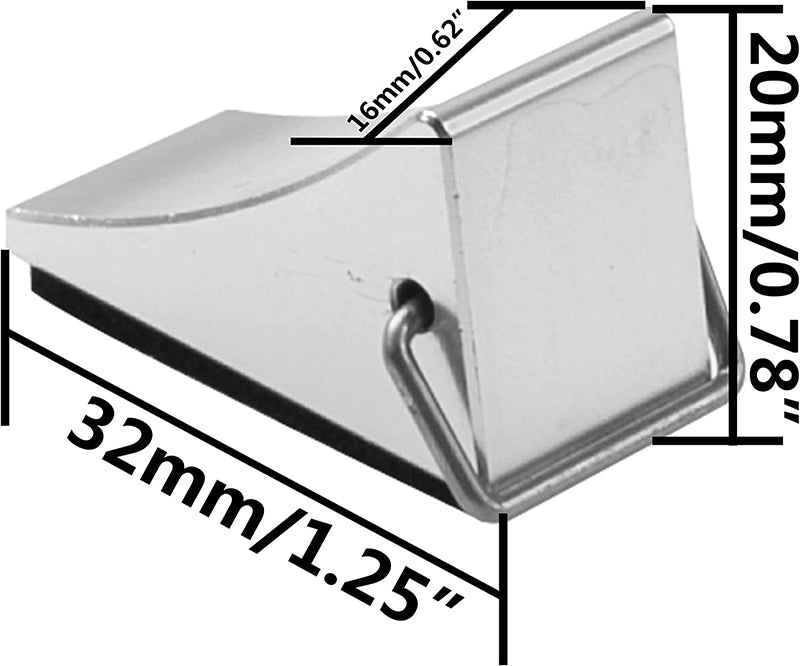 Alloy Machined Realistic Scale Model Wheel Chock (2) 1/10 Size