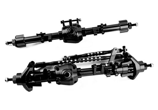 Alloy Machined Front & Rear Axle Set for Axial SCX6 Crawler