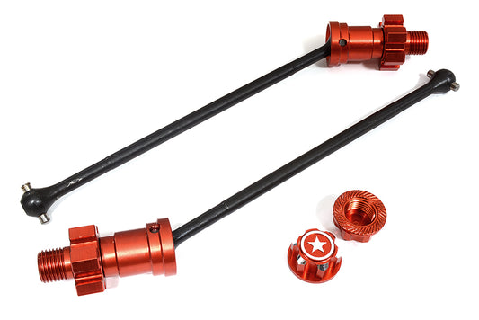 Universal Drive Shafts w/ Stub Axles (2) for Traxxas X-Maxx 4X4