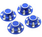 Alloy Machined Center Wheel Hub Caps (4) for Axial SCX6