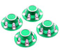 Alloy Machined Center Wheel Hub Caps (4) for Axial SCX6