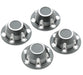 Alloy Machined Center Wheel Hub Caps (4) for Axial SCX6
