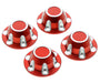 Alloy Machined Center Wheel Hub Caps (4) for Axial SCX6