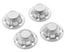 Alloy Machined Center Wheel Hub Caps (4) for Axial SCX6