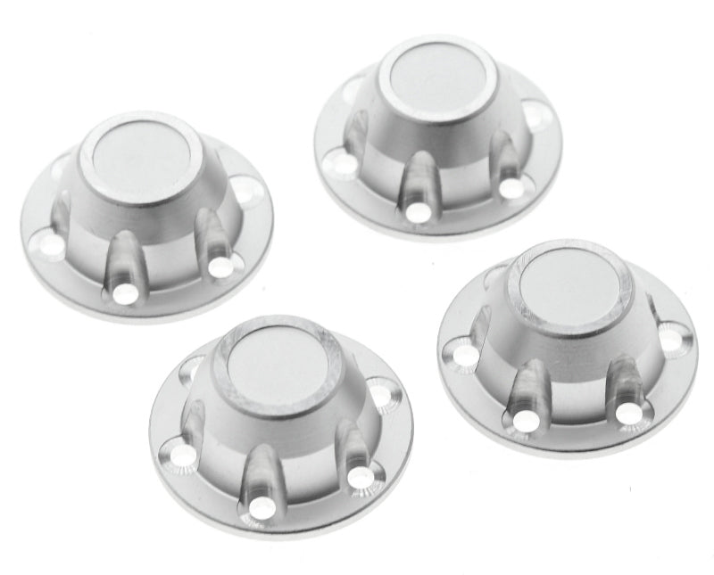 Alloy Machined Center Wheel Hub Caps (4) for Axial SCX6