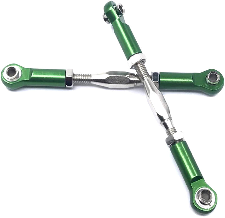 Alloy Machined M3 Size Ball End 64mm Linkages w/ Adjustable Turnbuckles