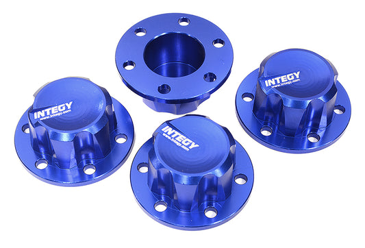 Billet Machined Alloy Wheel Hub Caps for Axial SCX6 Crawler