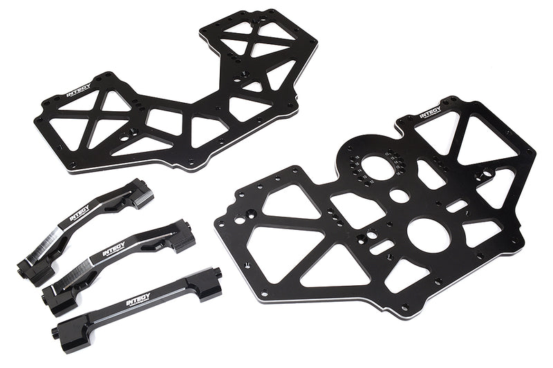Billet Machined Center Chassis Side Plate & Mount Set for Losi LMT 4WD