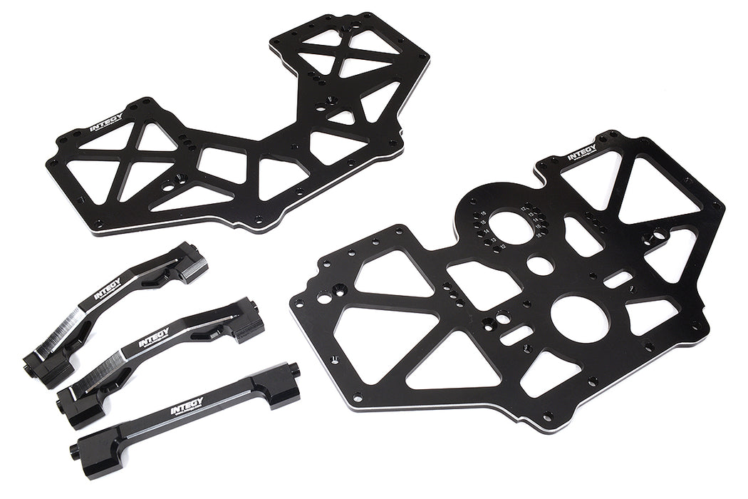 Billet Machined Center Chassis Side Plate & Mount Set for Losi LMT 4WD