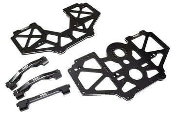 Billet Machined Center Chassis Side Plate & Mount Set for Losi LMT 4WD