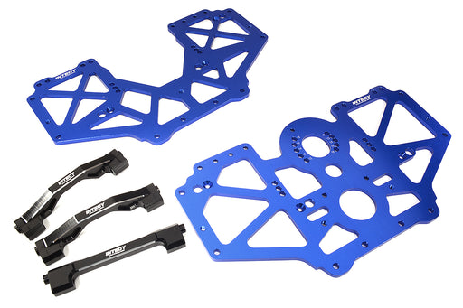 Billet Machined Center Chassis Side Plate & Mount Set for Losi LMT 4WD