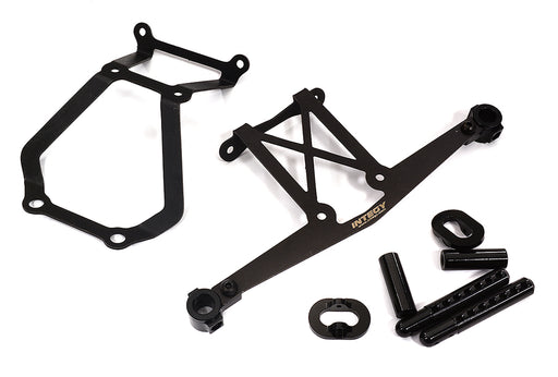 Metal Alloy Front Bumper Brace & Body Mount Set for Losi 1/10 22S Drag