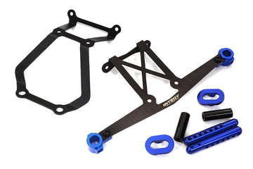 Metal Alloy Front Bumper Brace & Body Mount Set for Losi 1/10 22S Drag