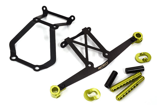 Metal Alloy Front Bumper Brace & Body Mount Set for Losi 1/10 22S Drag