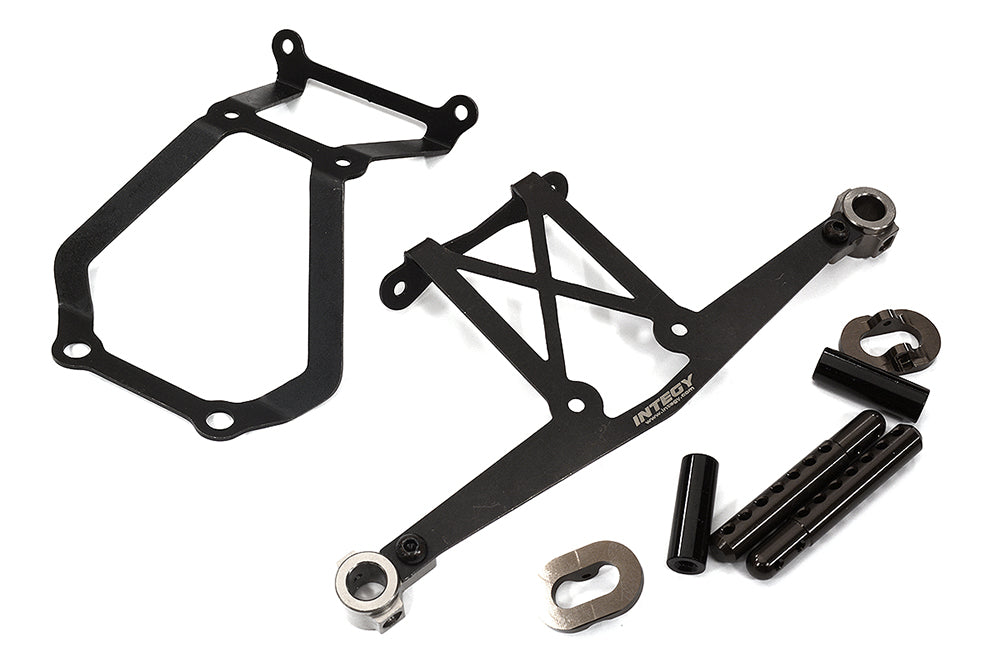 Metal Alloy Front Bumper Brace & Body Mount Set for Losi 1/10 22S Drag