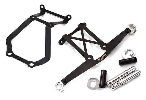 Metal Alloy Front Bumper Brace & Body Mount Set for Losi 1/10 22S Drag