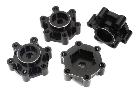 Billet Machined 17mm Hex-to-6 Bolt Wheel Adapters for Losi LMT 4WD Monster Truck