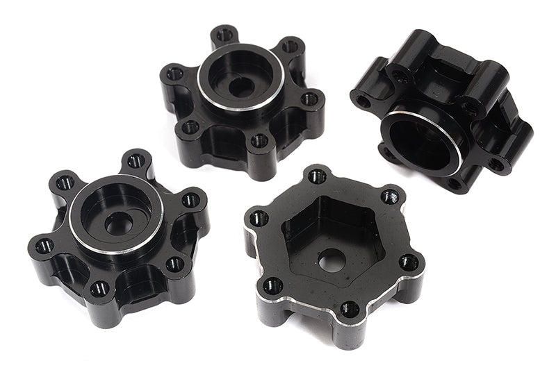 Billet Machined 17mm Hex-to-6 Bolt Wheel Adapters for Losi LMT 4WD Monster Truck