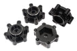 Billet Machined 17mm Hex-to-6 Bolt Wheel Adapters for Losi LMT 4WD Monster Truck