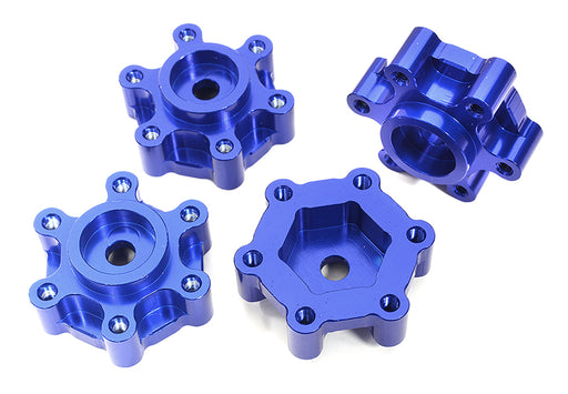 Billet Machined 17mm Hex-to-6 Bolt Wheel Adapters for Losi LMT 4WD Monster Truck