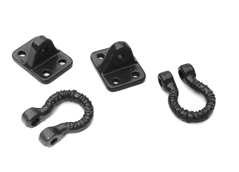 Realistic Alloy Bow Shackles & Brackets w/ No Hardware