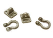 Realistic Alloy Bow Shackles & Brackets w/ No Hardware