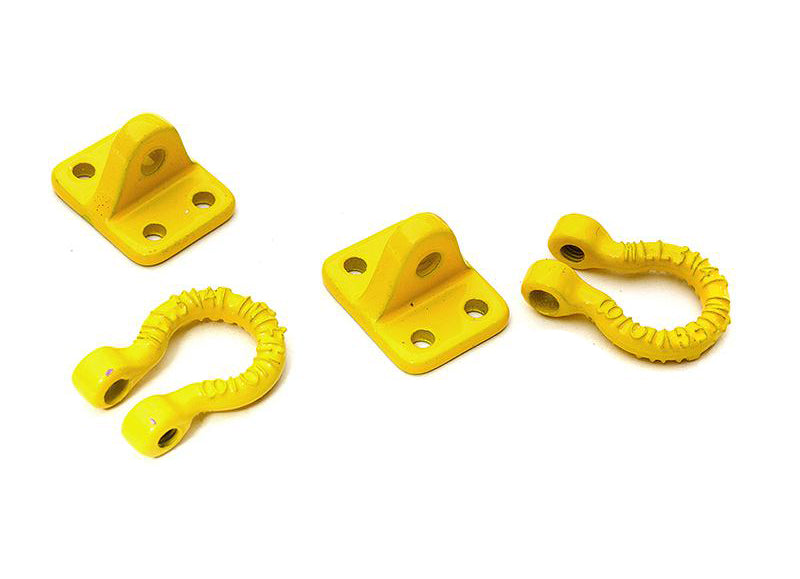 Realistic Alloy Bow Shackles & Brackets w/ No Hardware