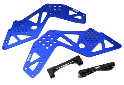 Billet Machined Chassis Side Plates & Mounts for Losi LMT 4WD Monster Truck