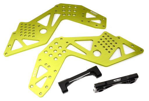 Billet Machined Chassis Side Plates & Mounts for Losi LMT 4WD Monster Truck