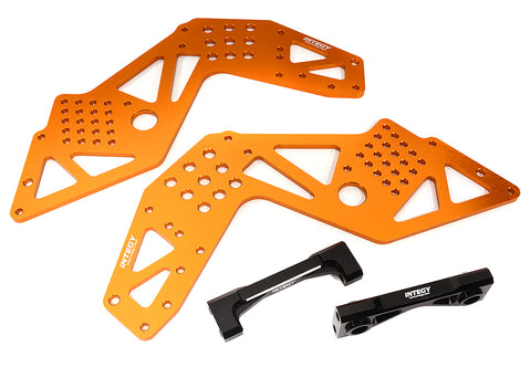 Billet Machined Chassis Side Plates & Mounts for Losi LMT 4WD Monster Truck