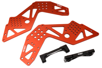 Billet Machined Chassis Side Plates & Mounts for Losi LMT 4WD Monster Truck
