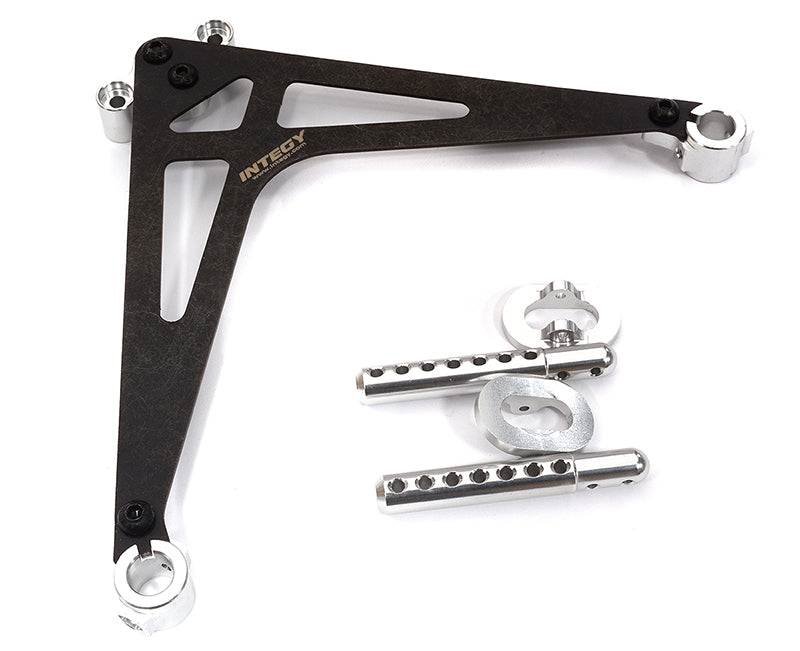 Billet Machined Rear Body Posts & Mount Set for Losi 1/10 22S Drag