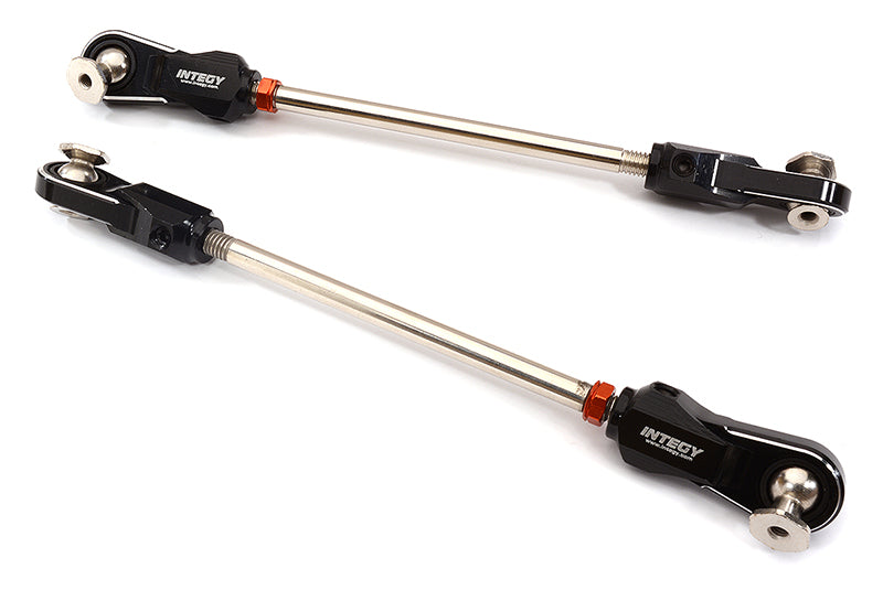 Black Billet Machined Steering Linkages for Arrma Kraton 4X4 8S BLX 1/5 Scale