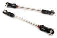 Black Billet Machined Steering Linkages for Arrma Kraton 4X4 8S BLX 1/5 Scale