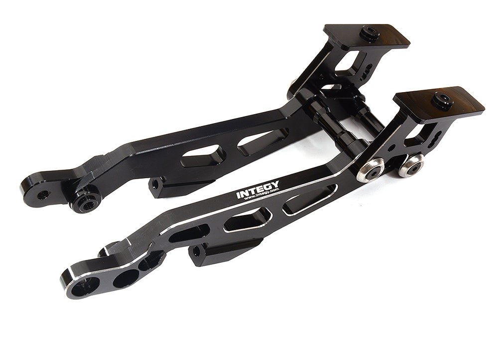 Machined Alloy Wing Mount Set for Arrma 1/8 Kraton 6S BLX V5 - Black Finish