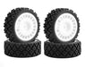 All Terrain Tire & Wheel Set for Tamiya TT01, TT02 & XV-01