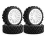 All Terrain Tire & Wheel Set for Tamiya TT01, TT02 & XV-01