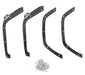 Stainless Steel Fender Flare Delete Kit for Axial SCX6 JLU Wrangler Crawler