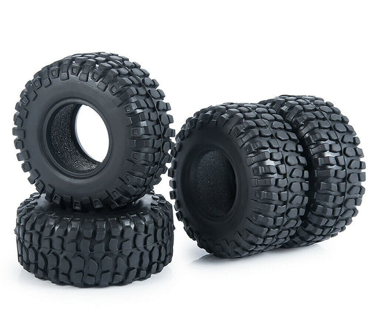 Realistic Rubber Tire Set for Axial SCX24 Crawler O.D.=50mm