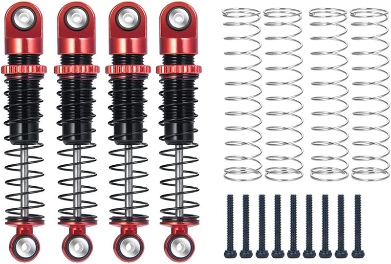 Alloy Shock Set for Axial SCX24 Crawler L=27mm-40mm