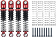 Alloy Shock Set for Axial SCX24 Crawler L=27mm-40mm