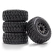 Short Course 2.2/3.0 Wheel for 12, 14 & 17mm Hex & Tire Set (4) (O.D.=114mm)