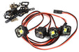 Realistic Bright Spot LED (1x4) Light Set for 1/10 Off-Road Vehicles