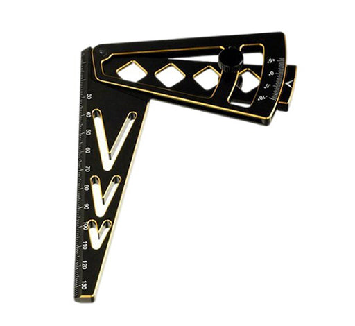Alloy Machined Multifunction Camber & Chassis Height Gauge for 1/10 & 1/8 RC