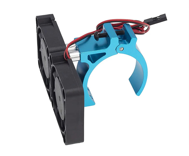 42mm Motor Heatsink + 40x40mm Twin Cooling Fan for 1/10 & 1/8