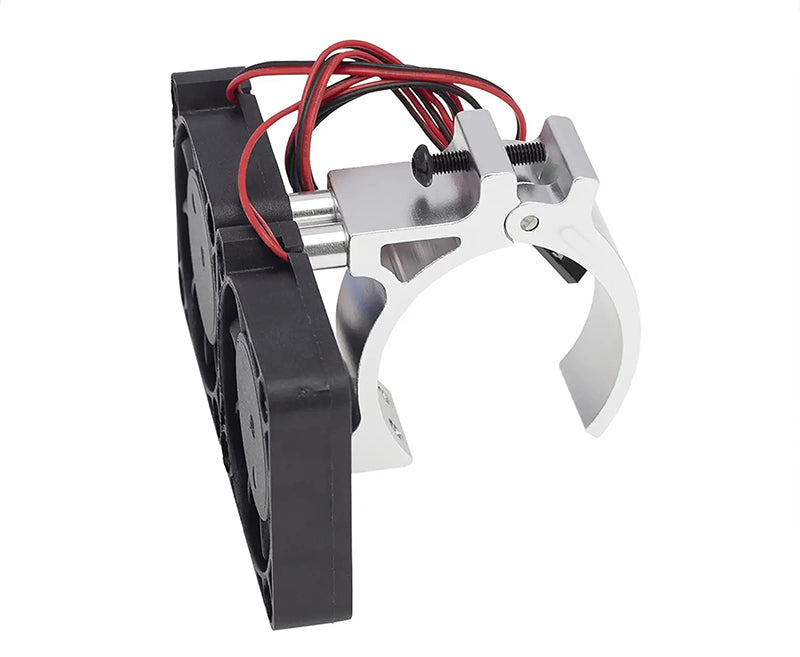 42mm Motor Heatsink + 40x40mm Twin Cooling Fan for 1/10 & 1/8