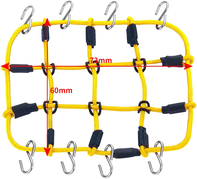 Realistic Nylon Cargo Net 70x75mm for 1/24 Scale Crawler | Axial SCX24