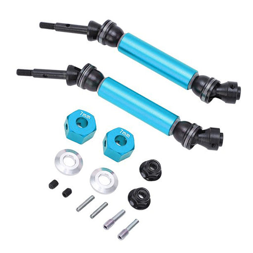 HD Steel Rear Universal Drive Shaft (2) for Traxxas 1/10 Slash 2WD