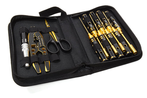 11-Piece Professional Racing Tool Set with Durable Carry Bag