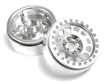 1.9 Size Billet Machined Alloy 12H Spoke Wheel(2) 88g Ea. for 1/10 Scale Crawler